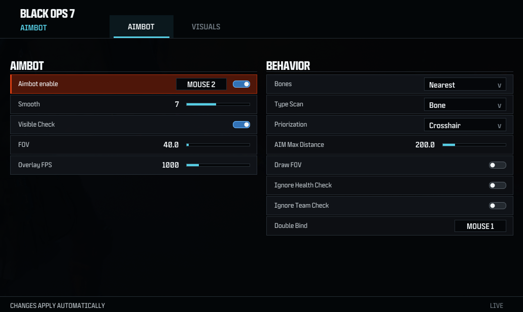 Menu Aimbot Warzone